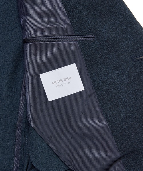 MEN'S BIGI(メンズビギ)の「【ACTIVE TAILOR】Dot Air ヘリンボーン×千鳥格子/デニム柄 セットアップジャケット<通気性/吸水速乾/ストレッチ>(テーラードジャケット・メンズ・ブラウン/ブルー/ネイビー/ブラック系その他・04/02/01/03)」の11枚目の写真