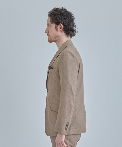 MEN'S BIGI(メンズビギ)の「【ACTIVE TAILOR】Dot Air ヘリンボーン×千鳥格子/デニム柄 セットアップジャケット<通気性/吸水速乾/ストレッチ>(テーラードジャケット・メンズ・ブラウン/ブルー/ネイビー/ブラック系その他・04/02/01/03)」の16枚目の写真