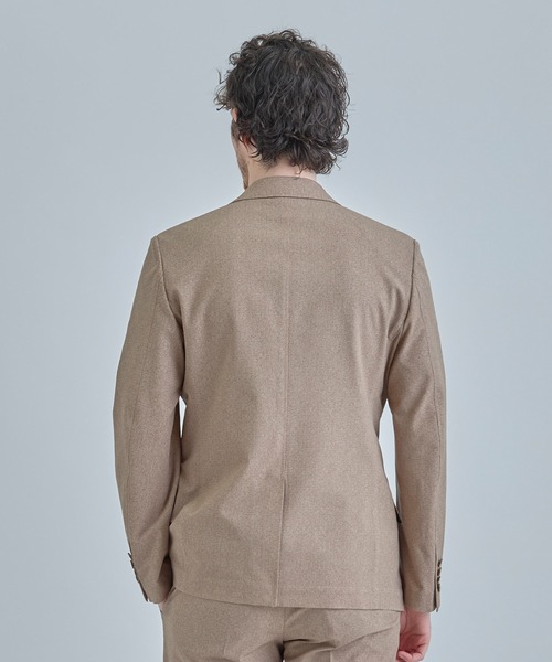 MEN'S BIGI(メンズビギ)の「【ACTIVE TAILOR】Dot Air ヘリンボーン×千鳥格子/デニム柄 セットアップジャケット<通気性/吸水速乾/ストレッチ>(テーラードジャケット・メンズ・ブラウン/ブルー/ネイビー/ブラック系その他・04/02/01/03)」の17枚目の写真