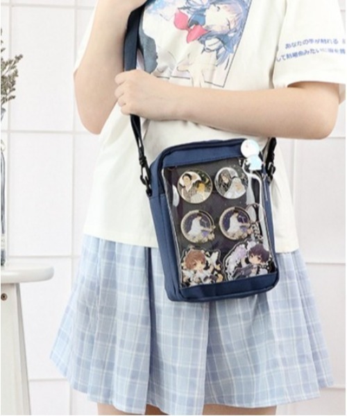 BACKYARD FAMILY(バックヤードファミリー)の「痛ショルダーバッグ ミニ yyybag5171(ショルダーバッグ・レディース・ホワイト/ピンク/イエロー/ネイビー/ブルー/ダークパープル/ブラック/レッド・FREE)」の1枚目の写真