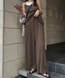 wide belt pleats relax PT