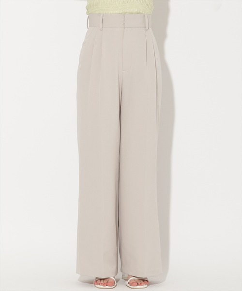 WILLSELECTION(ウィルセレクション)の「ダブルタックワイドパンツ(その他パンツ・レディース・ネイビー/ベージュ/ピンク/ブルー・M/S)」の15枚目の写真