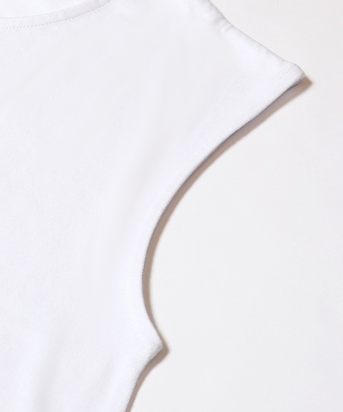 coca(coca)(コカ)の「コットンノースリーブワンピース(ワンピース・レディース・ホワイト/グリーン・L/M/S)」の21枚目の写真