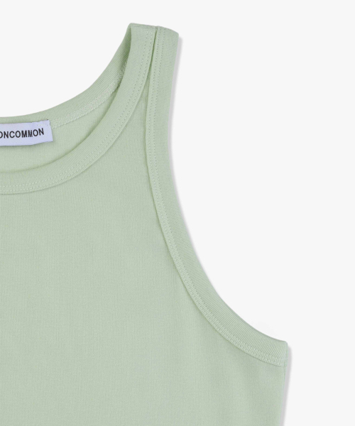38COMEONCOMMON（38カモンコモン）の「Slim Rib Cotton Sleeveless (Mint)（Tシャツ/カットソー・レディース・その他・FREE）」の2枚目の写真