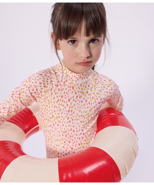 PETIT BATEAU（プチバトー）の「プリントワンピース水着（水着・キッズ・ホワイト系その他・5YEAR/3YEAR/4YEAR）」の3枚目の写真