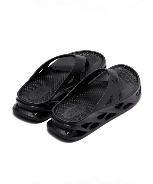 BEAXIS(ビーアクシス)の「バランスコアトングサンダル(サンダル・レディース・ライトグレー/ブラック・S/M/L/2L/3L)」の11枚目の写真