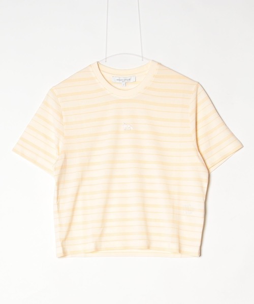 Maison Kitsune(メゾンキツネ)の「STRIPED BABY TEE-SHIRT(Tシャツ/カットソー・レディース・アイボリー・M/S/XS/L)」の5枚目の写真