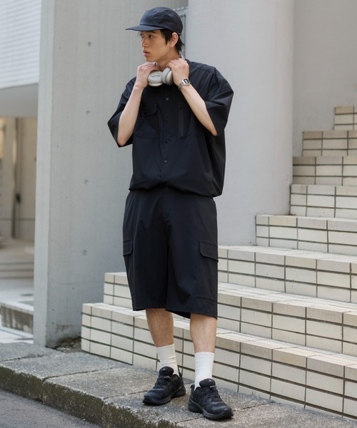 WEGO(ウィゴー)の「WEGO/リップストップシャツ(シャツ/ブラウス・メンズ・グレー/ブラック・LARGE/MEDIUM)」の22枚目の写真