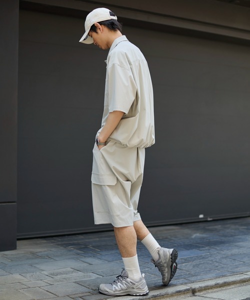 WEGO(ウィゴー)の「WEGO/リップストップシャツ(シャツ/ブラウス・メンズ・グレー/ブラック・LARGE/MEDIUM)」の11枚目の写真