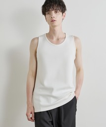 Buyer's Select / 防シワ・抗ピリング・接触冷感・ウォッシャブル機能性ハイポンチタンクトップ
