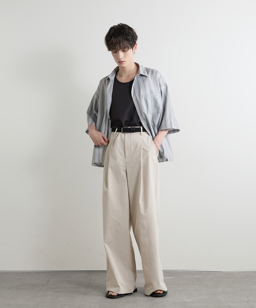 ASTRONOMY(アストロノミー)の「Buyer's Select / 防シワ・抗ピリング・接触冷感・ウォッシャブル機能性ハイポンチタンクトップ(Tシャツ/カットソー・メンズ・グレー/ホワイト/ブラック・S/M/L/XL)」の15枚目の写真