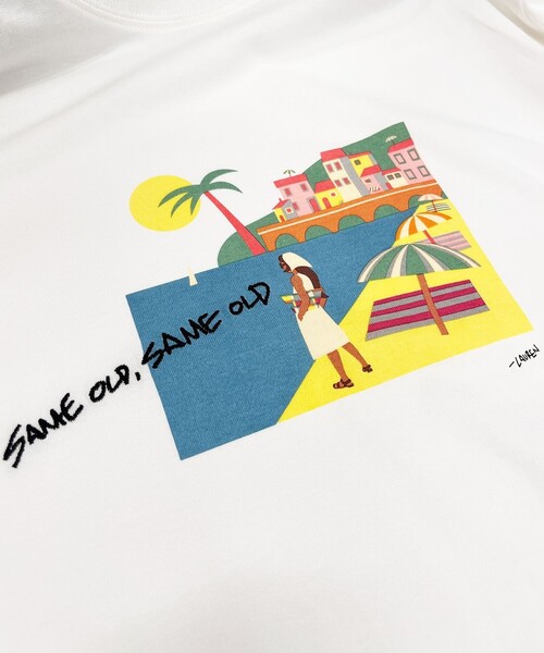 23区 S(ニジュウサンクチイサイサイズ)の「Lauren Rolwing コラボ グラフィックプリント Tシャツ(Tシャツ/カットソー・レディース・ホワイト系2/ホワイト系1・32)」の17枚目の写真