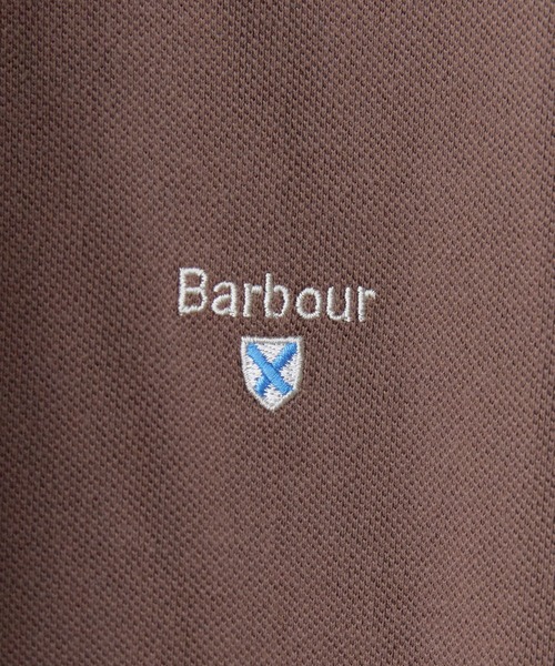 Barbour（バブアー）の「Barbour/バブアー Original Sports Polo Shirt AF 鹿の子 ポロシャツ ブランドロゴ メンズ レディース ユニセックス2026年春夏（ポロシャツ・メンズ・ホワイト/ブラック/ネイビー/パープル・M/L/XL）」の11枚目の写真