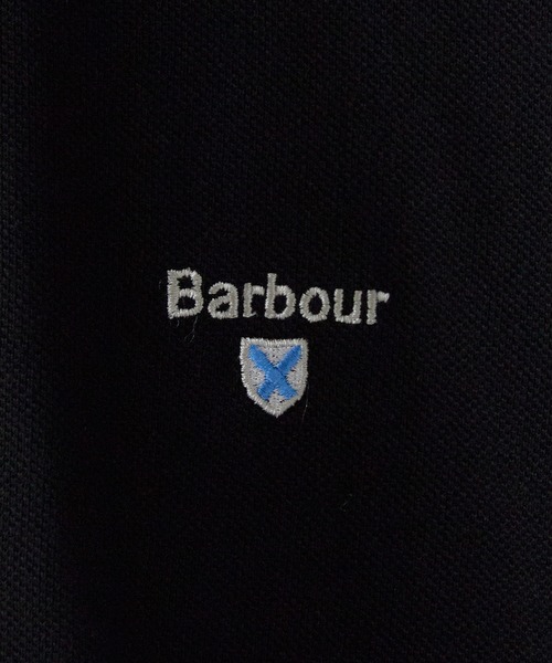 Barbour（バブアー）の「Barbour/バブアー Original Sports Polo Shirt AF 鹿の子 ポロシャツ ブランドロゴ メンズ レディース ユニセックス2026年春夏（ポロシャツ・メンズ・ホワイト/ブラック/ネイビー/パープル・M/L/XL）」の9枚目の写真