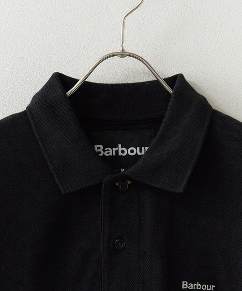 Barbour（バブアー）の「Barbour/バブアー Original Sports Polo Shirt AF 鹿の子 ポロシャツ ブランドロゴ メンズ レディース ユニセックス2026年春夏（ポロシャツ・メンズ・ホワイト/ブラック/ネイビー/パープル・M/L/XL）」の5枚目の写真