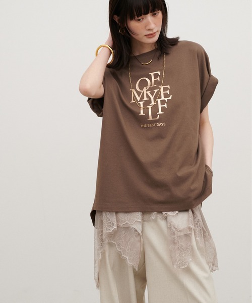 LARUTA(ラルータ)の「【LARUTA】ワッシャーサテン前後2WAYキャミブラウス(キャミソール・レディース・ベージュ/ブラック/チャコールグレー/グレイッシュベージュ/ダークブラウン・FREE)」の22枚目の写真