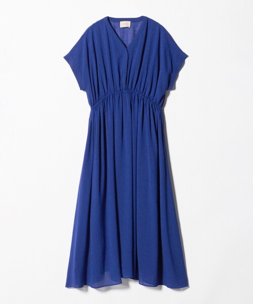 UNITED ARROWS(ユナイテッドアローズ)の「スラブ シアー ワンピース ‐ウォッシャブル‐(ワンピース・レディース・コバルトブルー/ダークブラウン/ブラック・38/36)」の4枚目の写真