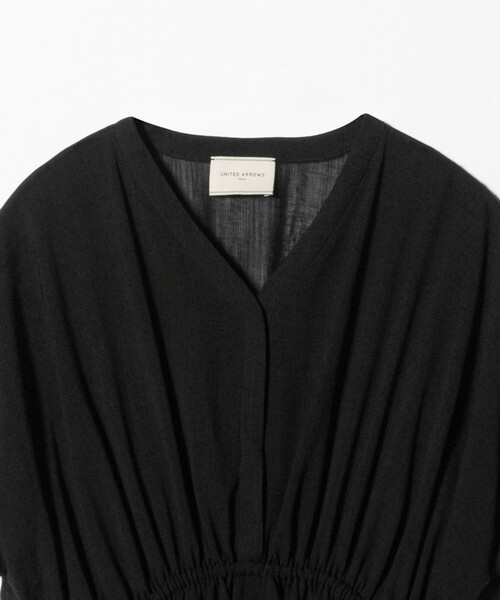 UNITED ARROWS(ユナイテッドアローズ)の「スラブ シアー ワンピース ‐ウォッシャブル‐(ワンピース・レディース・コバルトブルー/ダークブラウン/ブラック・38/36)」の22枚目の写真