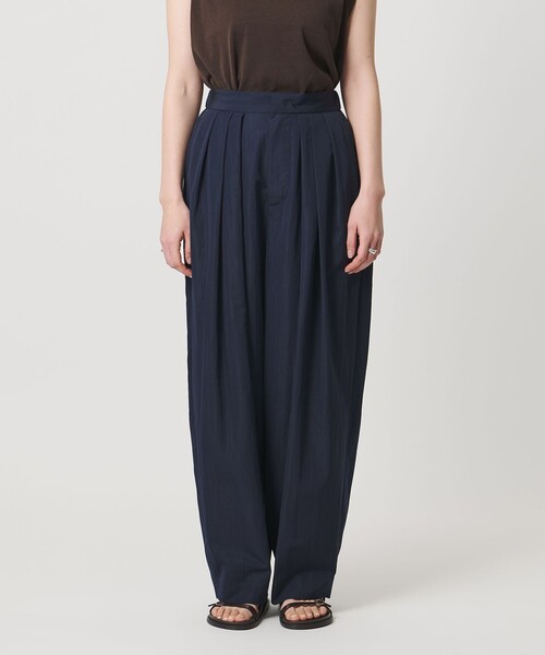 MARW UNITED ARROWS(マルゥ ユナイテッドアローズ)の「<MARW UNITED ARROWS>3タック ワイド テーパードパンツ 撥水(その他パンツ・レディース・ホワイト/ネイビー・38/36)」の8枚目の写真