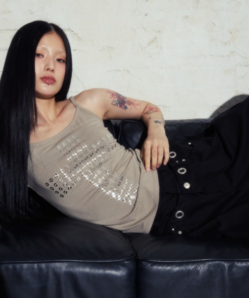 A'GEM/9 × .kom 『NIIER NOR/ニーアノア』CROSS SLEEVELESS/クロス