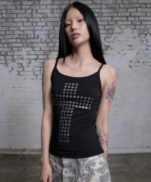 A'GEM/9 × .kom 『NIIER NOR/ニーアノア』CROSS SLEEVELESS/クロス