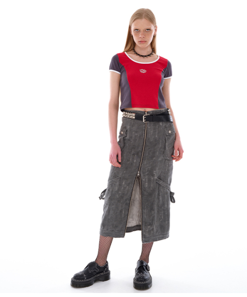 youthbath（ユースバース）の「LIPS CUT OUT T-SHIRT_RED（Tシャツ/カットソー・レディース・その他・MEDIUM/SMALL）」の5枚目の写真