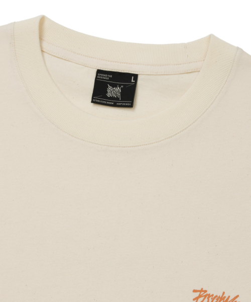 BROWNBREATH(ブラウンブレス)の「TROPICAL CRUSH TAG TEE - OATMEAL(Tシャツ/カットソー・レディース・その他・SMALL/MEDIUM/LARGE/X-LARGE)」の3枚目の写真
