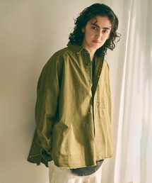 「KHA:KI / カーキ」TENT LINE FATIGUE SHIRT