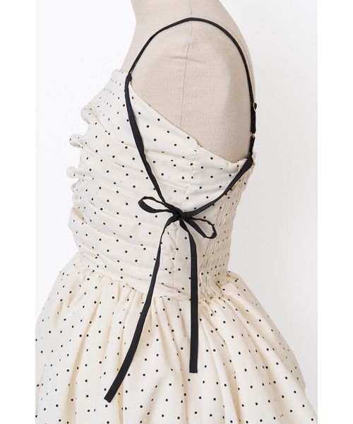 MISTREASS(ミストレアス)の「Polka Dot Peplum Ribbon Top(シャツ/ブラウス・レディース・ホワイト/ブラック・FREE)」の15枚目の写真