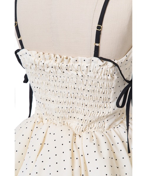 MISTREASS(ミストレアス)の「Polka Dot Peplum Ribbon Top(シャツ/ブラウス・レディース・ホワイト/ブラック・FREE)」の17枚目の写真