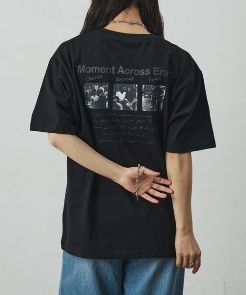 COLONY 2139(コロニートゥーワンスリーナイン)の「フォトコラージュバックプリントTシャツ(Tシャツ/カットソー・メンズ・ブラック/グリーン/ホワイト・LARGE/MEDIUM)」の3枚目の写真
