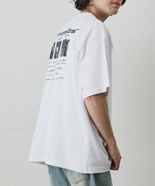COLONY 2139(コロニートゥーワンスリーナイン)の「フォトコラージュバックプリントTシャツ(Tシャツ/カットソー・メンズ・ブラック/グリーン/ホワイト・LARGE/MEDIUM)」の5枚目の写真