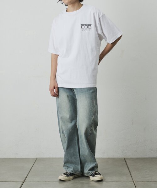 COLONY 2139(コロニートゥーワンスリーナイン)の「フォトコラージュバックプリントTシャツ(Tシャツ/カットソー・メンズ・ブラック/グリーン/ホワイト・LARGE/MEDIUM)」の8枚目の写真