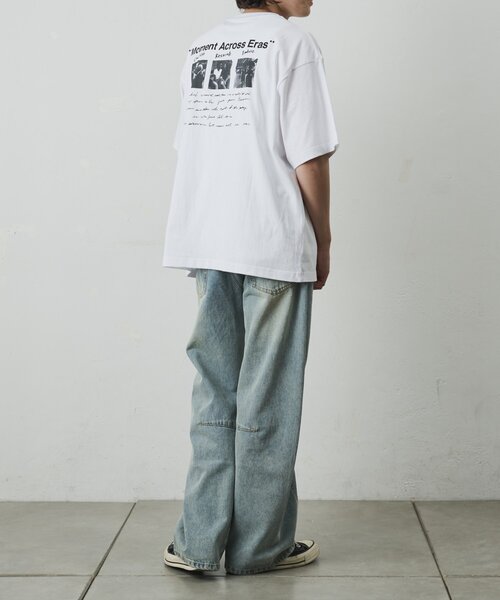 COLONY 2139(コロニートゥーワンスリーナイン)の「フォトコラージュバックプリントTシャツ(Tシャツ/カットソー・メンズ・ブラック/グリーン/ホワイト・LARGE/MEDIUM)」の10枚目の写真