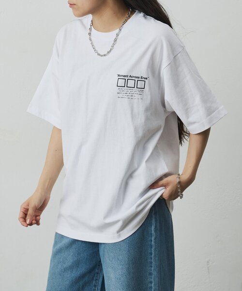 COLONY 2139(コロニートゥーワンスリーナイン)の「フォトコラージュバックプリントTシャツ(Tシャツ/カットソー・メンズ・ブラック/グリーン/ホワイト・LARGE/MEDIUM)」の12枚目の写真