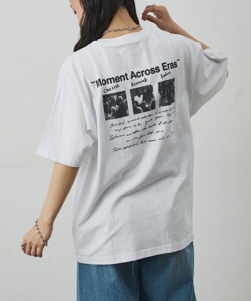 COLONY 2139(コロニートゥーワンスリーナイン)の「フォトコラージュバックプリントTシャツ(Tシャツ/カットソー・メンズ・ブラック/グリーン/ホワイト・LARGE/MEDIUM)」の13枚目の写真