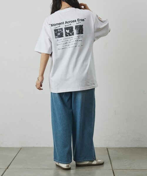 COLONY 2139(コロニートゥーワンスリーナイン)の「フォトコラージュバックプリントTシャツ(Tシャツ/カットソー・メンズ・ブラック/グリーン/ホワイト・LARGE/MEDIUM)」の17枚目の写真
