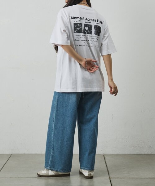 COLONY 2139(コロニートゥーワンスリーナイン)の「フォトコラージュバックプリントTシャツ(Tシャツ/カットソー・メンズ・ブラック/グリーン/ホワイト・LARGE/MEDIUM)」の18枚目の写真