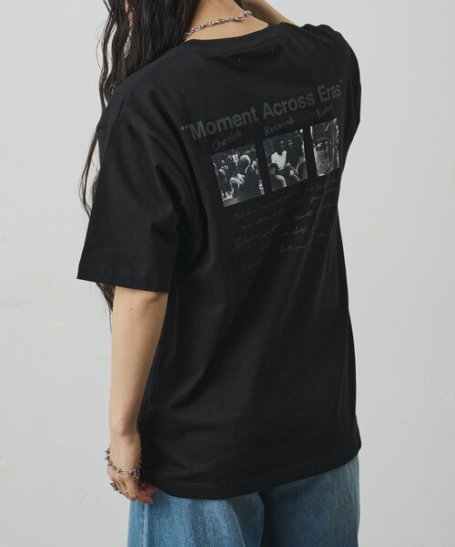 COLONY 2139(コロニートゥーワンスリーナイン)の「フォトコラージュバックプリントTシャツ(Tシャツ/カットソー・メンズ・ブラック/グリーン/ホワイト・LARGE/MEDIUM)」の21枚目の写真