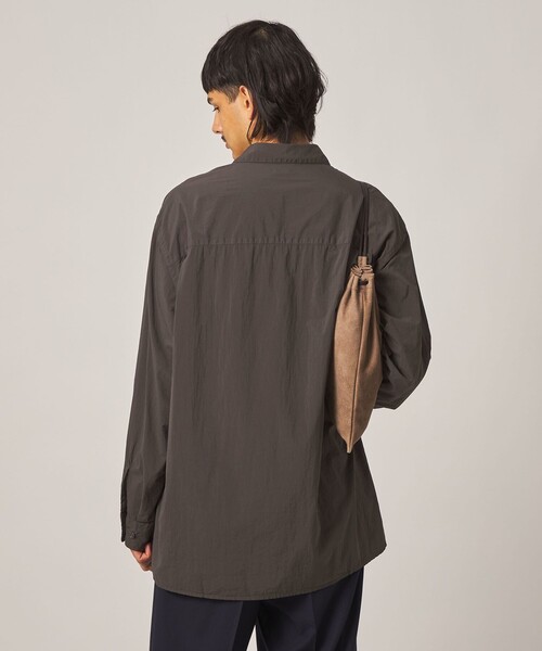 Steven Alan(スティーブンアラン)の「<Steven Alan> シアー ナイロン ガーメントダイ シャツ(シャツ/ブラウス・メンズ・モカ/ダークグレー・XL/L/M/S)」の15枚目の写真