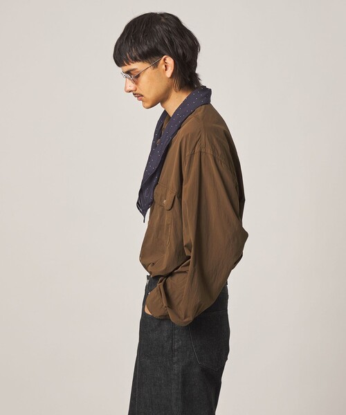 Steven Alan(スティーブンアラン)の「<Steven Alan> シアー ナイロン ガーメントダイ シャツ(シャツ/ブラウス・メンズ・モカ/ダークグレー・XL/L/M/S)」の17枚目の写真