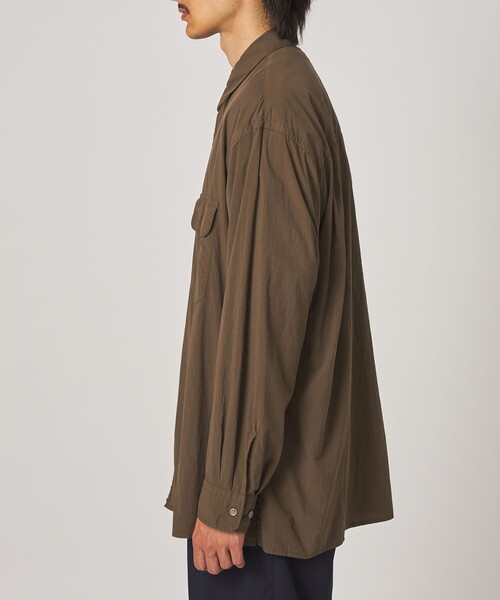 Steven Alan(スティーブンアラン)の「<Steven Alan> シアー ナイロン ガーメントダイ シャツ(シャツ/ブラウス・メンズ・モカ/ダークグレー・XL/L/M/S)」の21枚目の写真