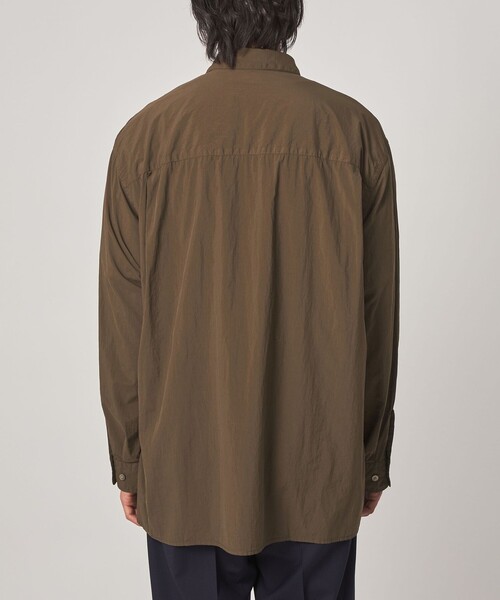 Steven Alan(スティーブンアラン)の「<Steven Alan> シアー ナイロン ガーメントダイ シャツ(シャツ/ブラウス・メンズ・モカ/ダークグレー・XL/L/M/S)」の22枚目の写真