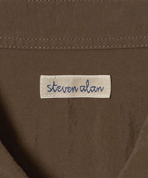 Steven Alan(スティーブンアラン)の「<Steven Alan> シアー ナイロン ガーメントダイ シャツ(シャツ/ブラウス・メンズ・モカ/ダークグレー・XL/L/M/S)」の5枚目の写真