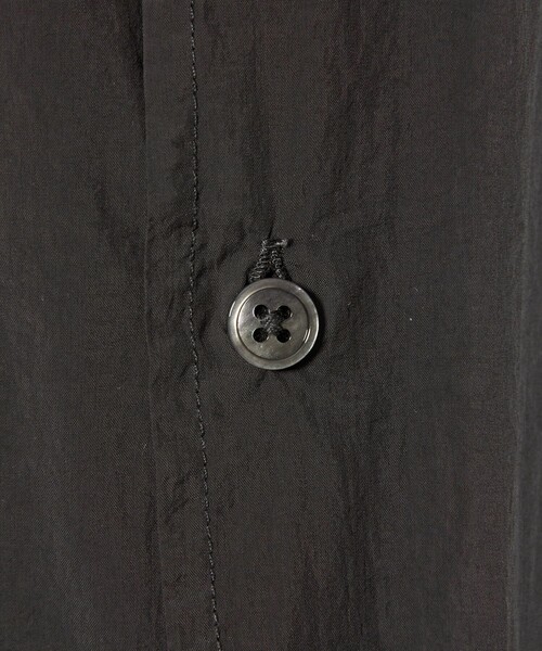 Steven Alan(スティーブンアラン)の「<Steven Alan> シアー ナイロン ガーメントダイ シャツ(シャツ/ブラウス・メンズ・モカ/ダークグレー・XL/L/M/S)」の7枚目の写真
