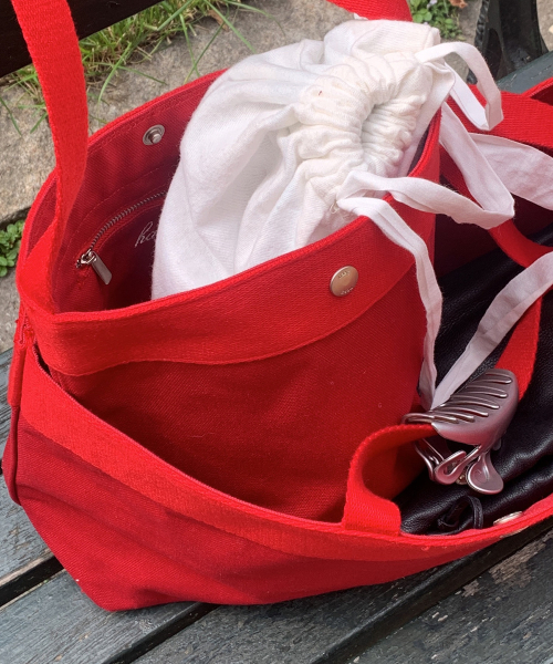 haag(ヘイグ)の「a bread bag (red)(トートバッグ・レディース・その他・FREE)」の4枚目の写真