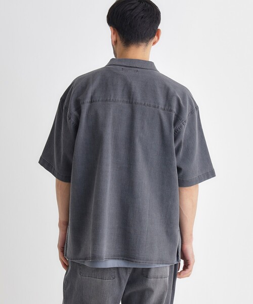 BACK NUMBER（バックナンバー）の「メッシュデニムシャツ（シャツ/ブラウス・メンズ・ブルー系その他/ブラック・05/04/06/03）」の10枚目の写真