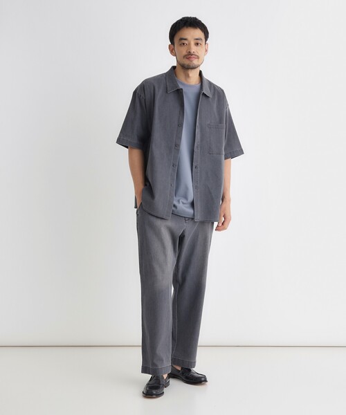 BACK NUMBER（バックナンバー）の「メッシュデニムシャツ（シャツ/ブラウス・メンズ・ブルー系その他/ブラック・05/04/06/03）」の12枚目の写真