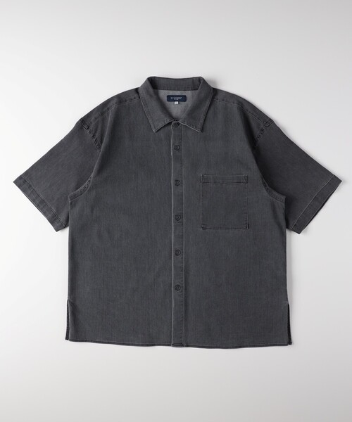 BACK NUMBER（バックナンバー）の「メッシュデニムシャツ（シャツ/ブラウス・メンズ・ブルー系その他/ブラック・05/04/06/03）」の13枚目の写真