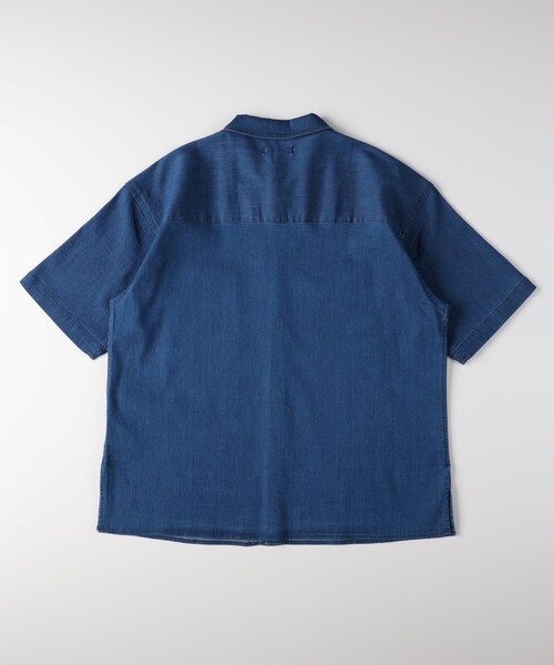 BACK NUMBER（バックナンバー）の「メッシュデニムシャツ（シャツ/ブラウス・メンズ・ブルー系その他/ブラック・05/04/06/03）」の15枚目の写真